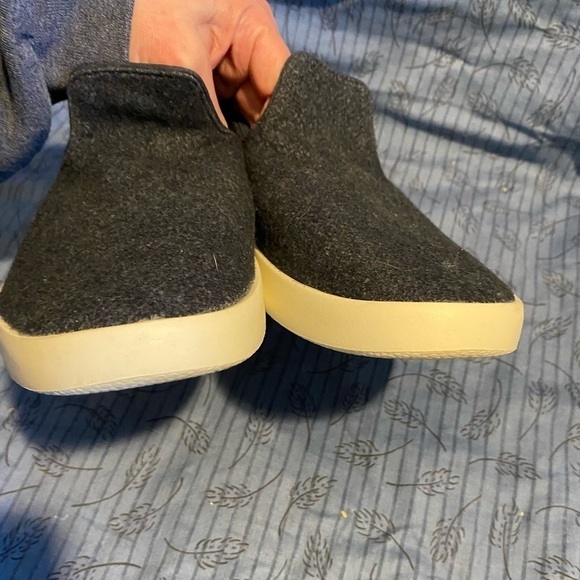 Allbirds wool loungers in denim blue with blizzard sole 10